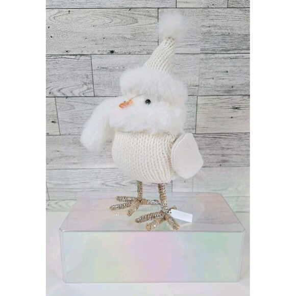 Target Wondershop Spritz Bird 2019 RUE White Featherly Hat Scarf Holiday Decor - Picture 2 of 15